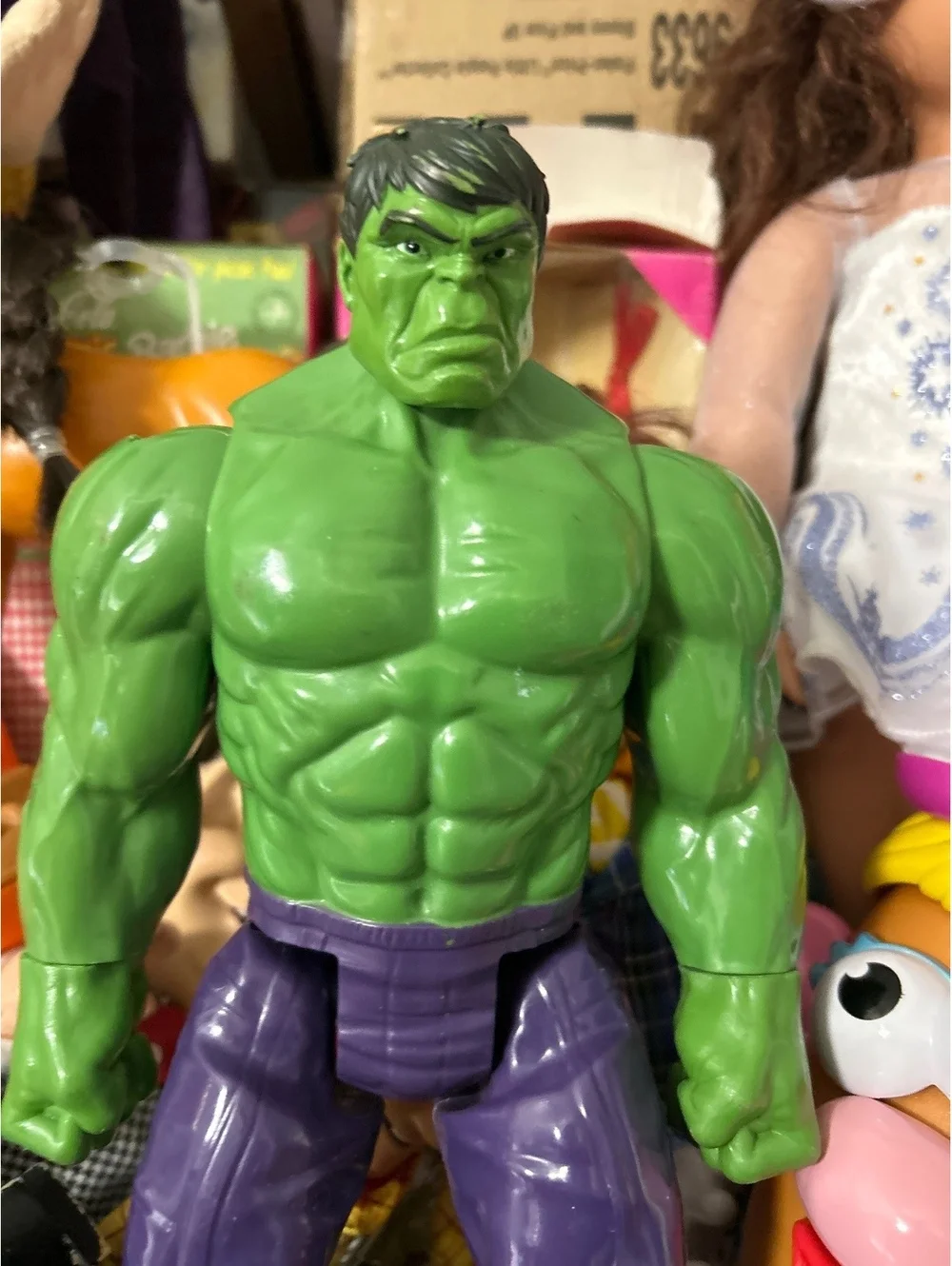 Vintage Marvel Hulk Action Figure Toy
